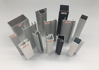 T5 T6 Smooth Extruded Aluminum Profiles With Mill Finish , Powder Coating