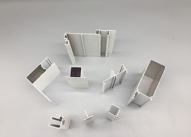 Silver White Color Powder Coated Aluminium Channel Alloy Extrusion Profiles