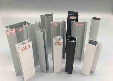 T5 T6 Smooth Extruded Aluminum Profiles With Mill Finish , Powder Coating