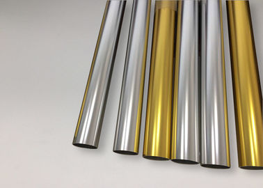 GB/T 5237 Polished Aluminium Profile Pipe , Round Aluminum Extrusion Profiles