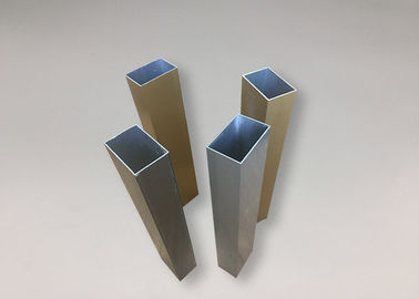 Rustproof Aluminium Rectangular Box Section Extrusions Anodized Aluminum Tubing